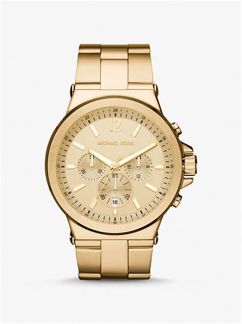 michael kors 8278|Oversized Dylan Gold.